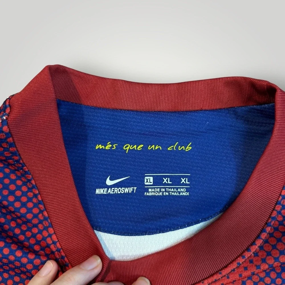 Nike FC Barcelona 2012-13 Messi 10 Home Jersey Mens XL Blue Red